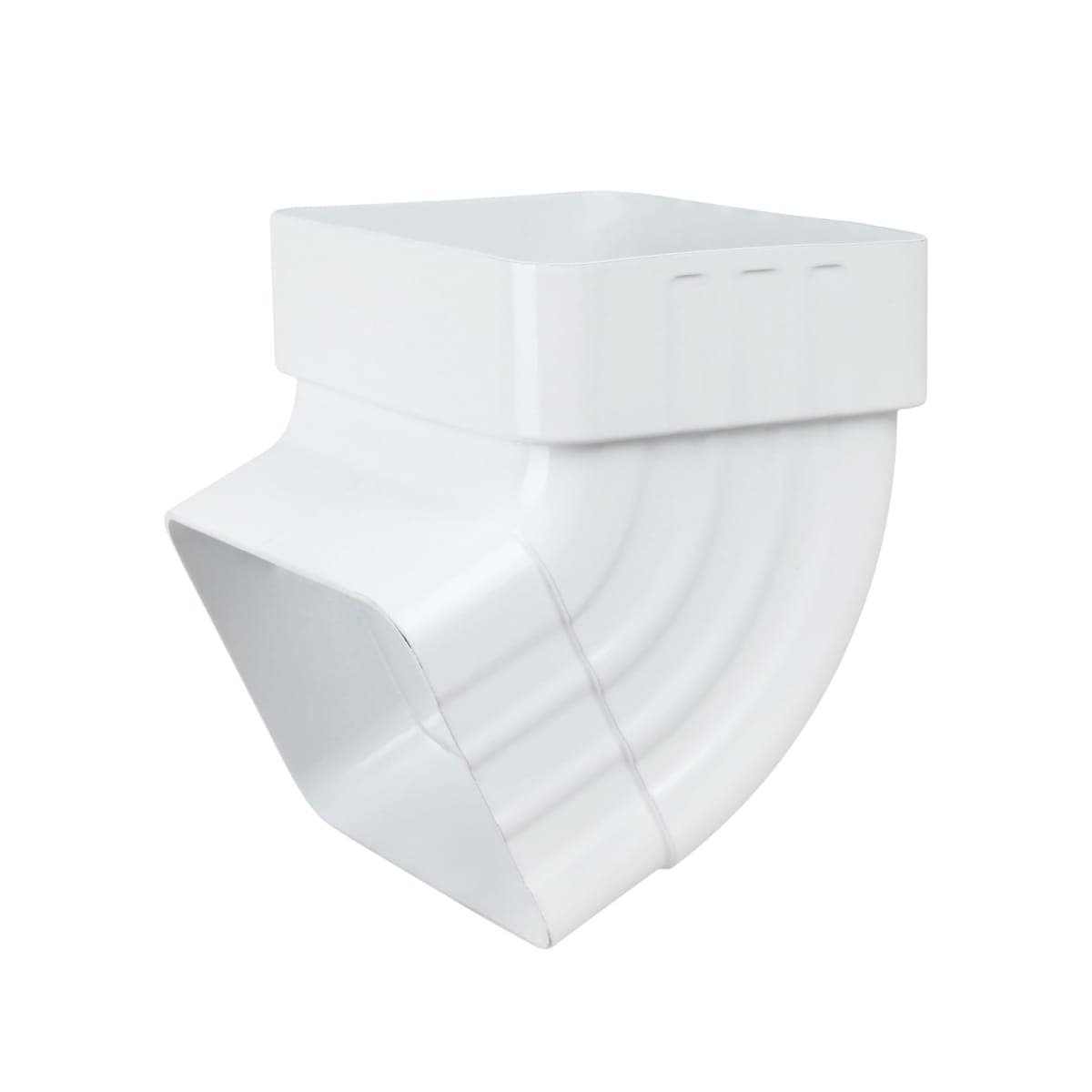 65° Gutter Elbow Roofing Gutter downspout Aluminum Downspout Elbow 3x4 White (Gutter Elbow 3x4in)