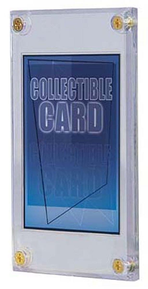 Ultra Pro 1/4" Screwdown Recessed Trading Card Holder (Packaging May Vary), Clear