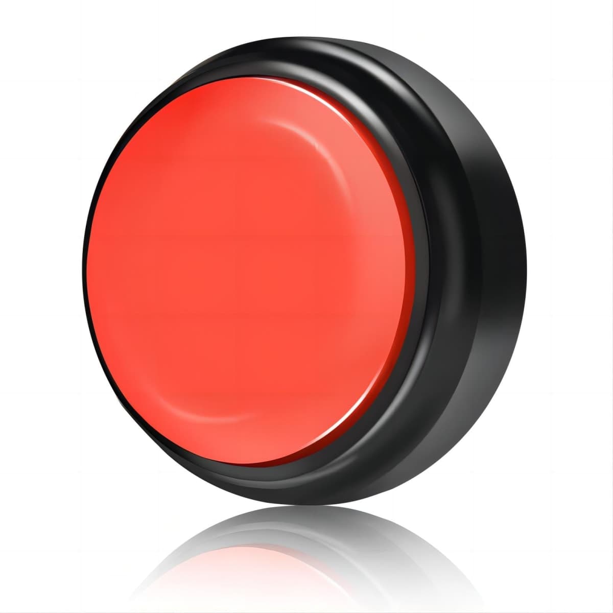 Record Talking Button (Black+Red)
