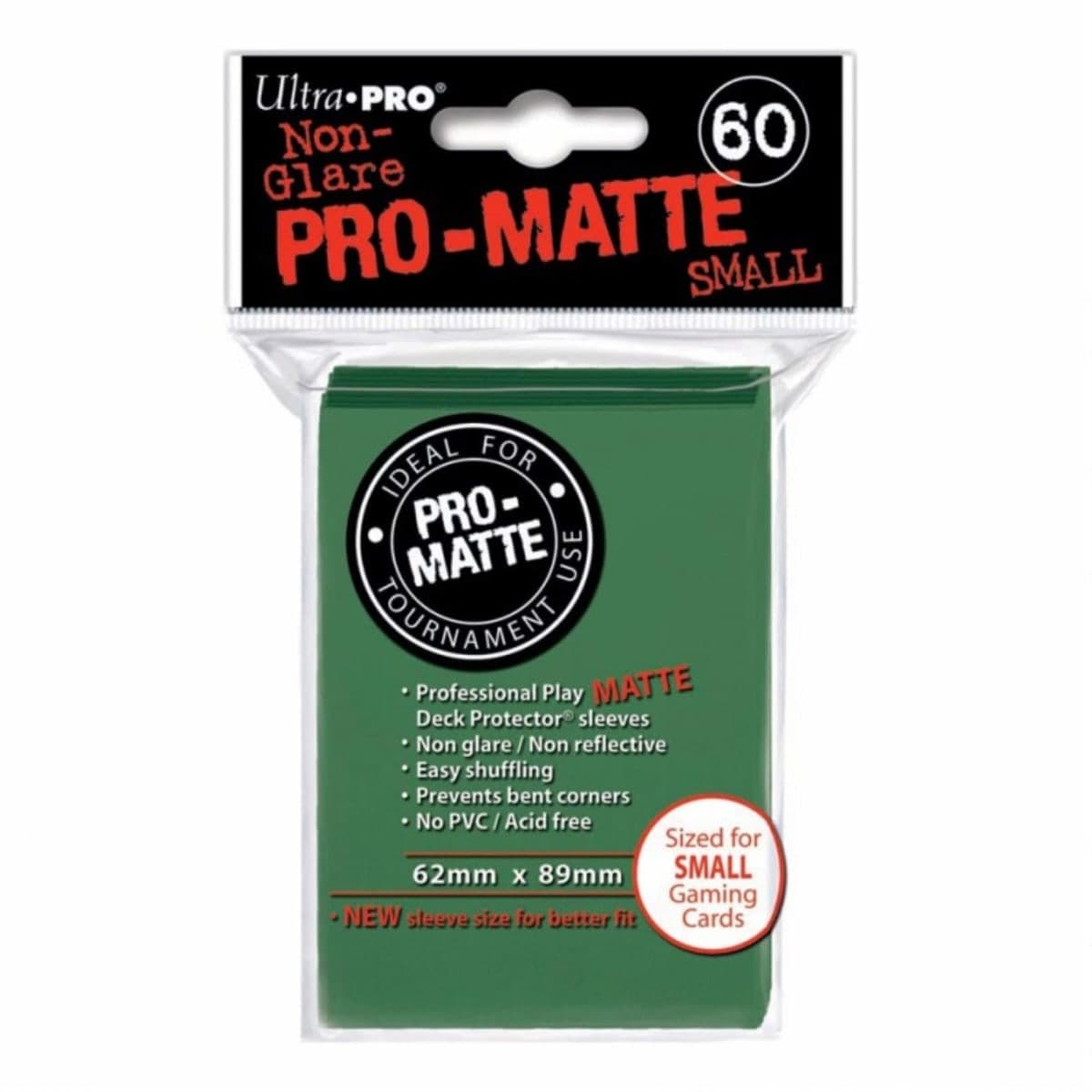60ct Pro-Matte Green Small Deck Protectors