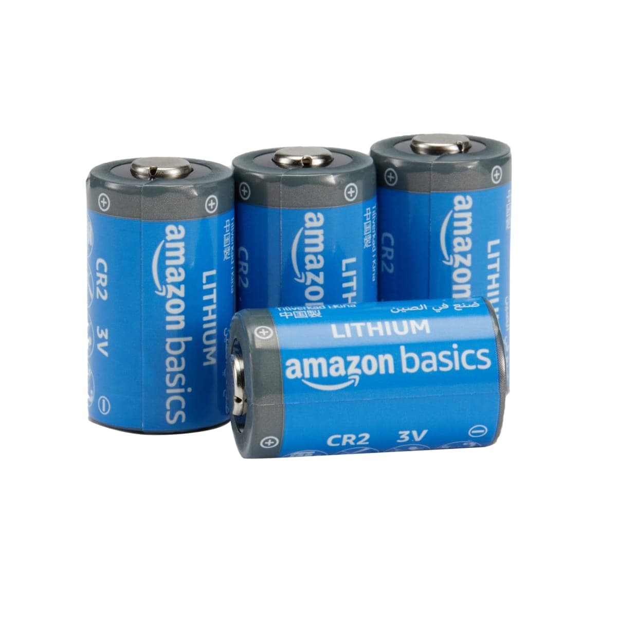 Amazon Basics CR2 Lithium Batteries, 3 Volt, Long Lasting Power, Low Self-Discharge Rate Pack of 4