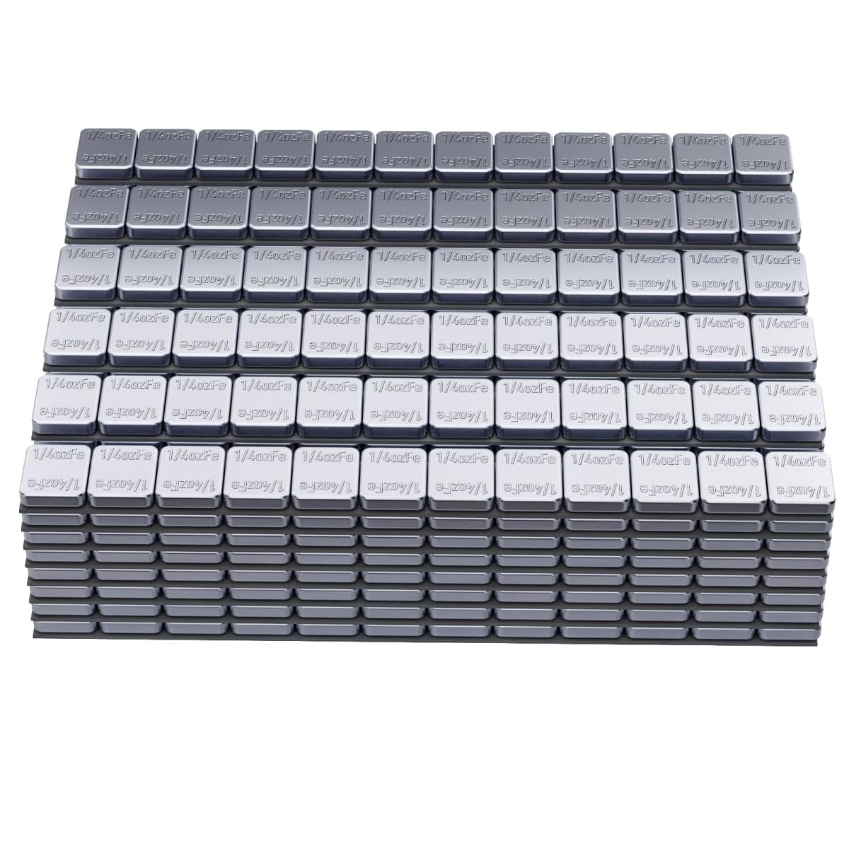 MIKKUPPA Adhesive Stick on Wheel Weights - 1/4oz, 0.25oz (576pcs, 144oz/box) Low Profile Easy to Peel, Chrome Tire Weights for Cars Trucks SUVs Motorcycles OEM Quality