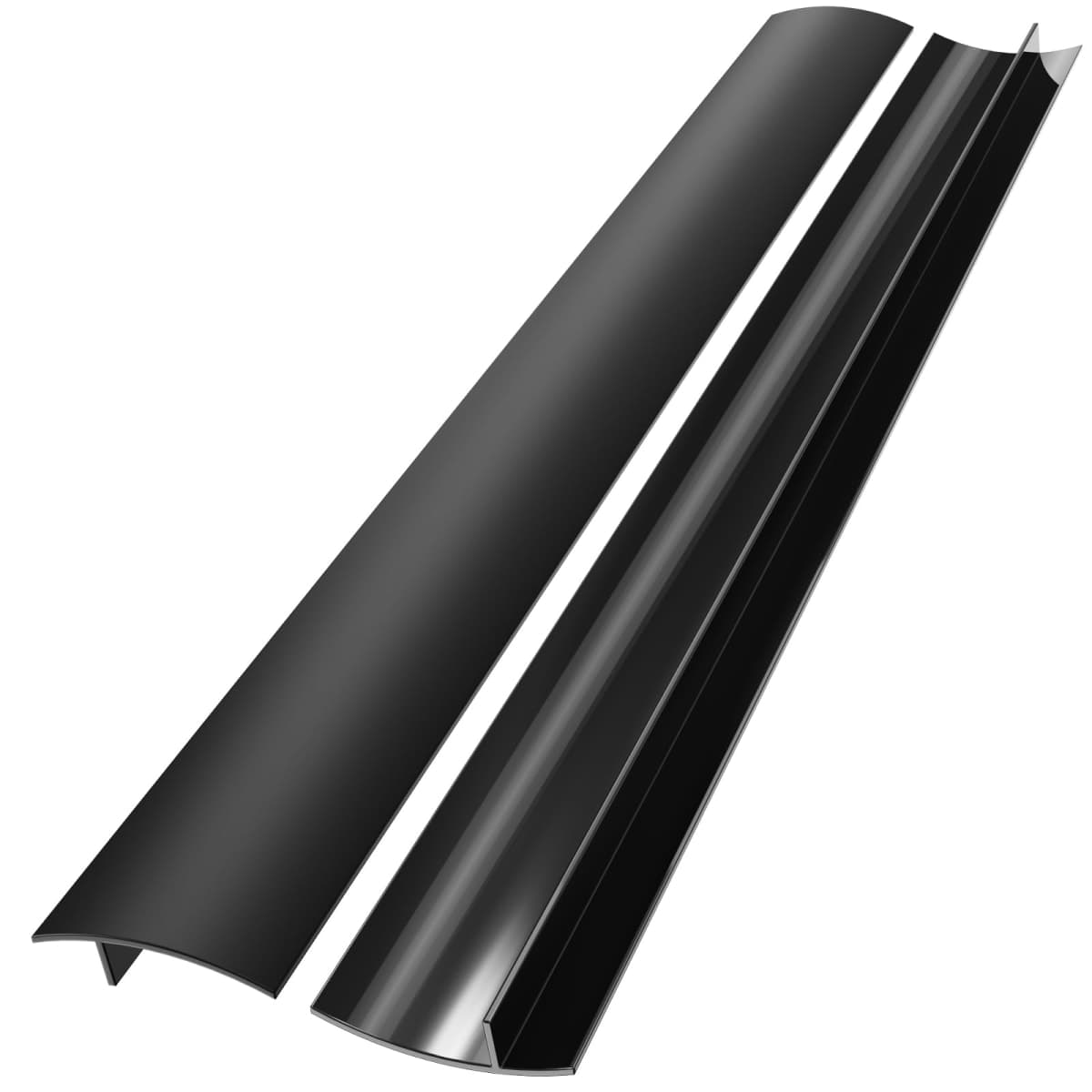 3rd Generation B-Forest Silicone Stove Gap Covers (2 Pack), Seals Gaps Between Stovetop and Counter, Heat Resistant Oven Gap Filler, Kitchen Stove Gap Guard (25 in-Black), Easy-Clean, Easy-Secure