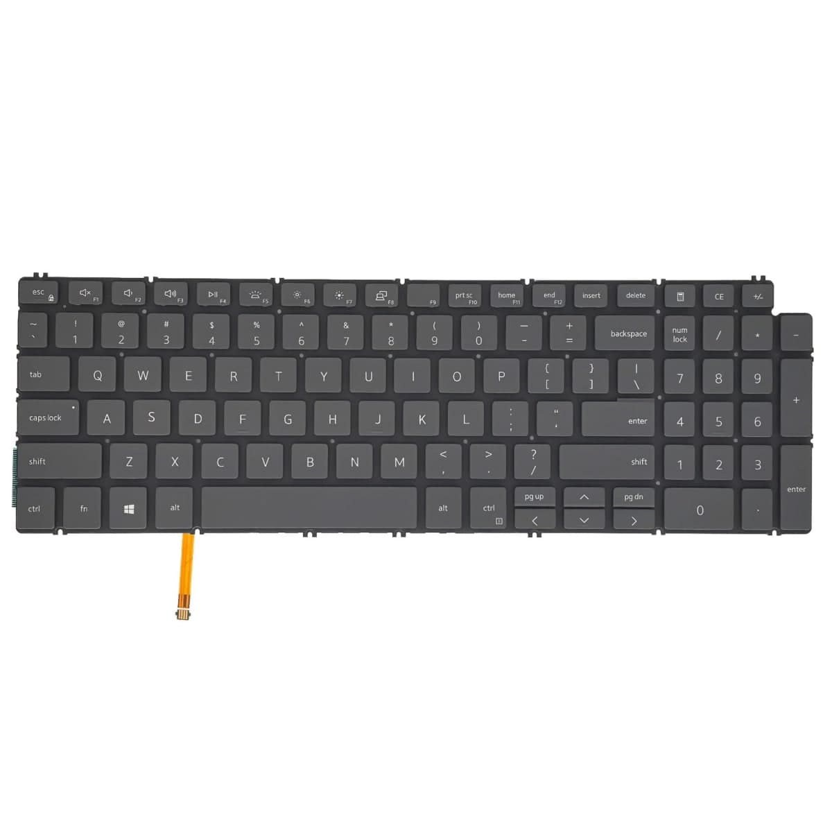 WWGTMC Replacement Keyboard for Dell Latitude 15 3520,Inspiron 15 3510 3511 3515 5510 5515 5518 Series Laptop with Backlit US Layout