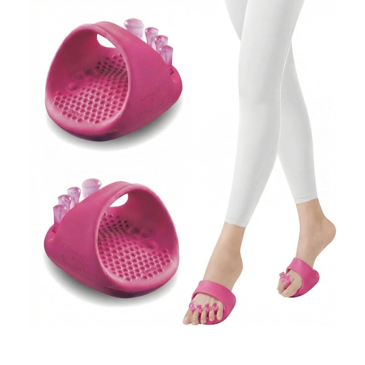 Utypee Foot Arch Trainer for Plantar Fasciitis, Extra Wide Toe Splay Stretcher & Ankle Strengthener, Heavy Duty Flat Feet Arch Support for Women, Pilates Posture Corrector