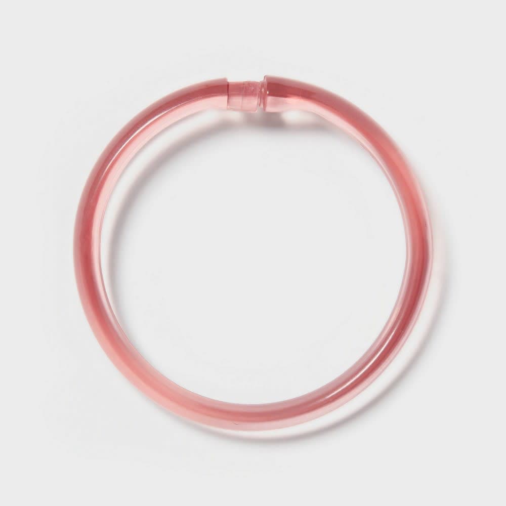 Colored Shower Curtain Rings Pink - Room Essentials™