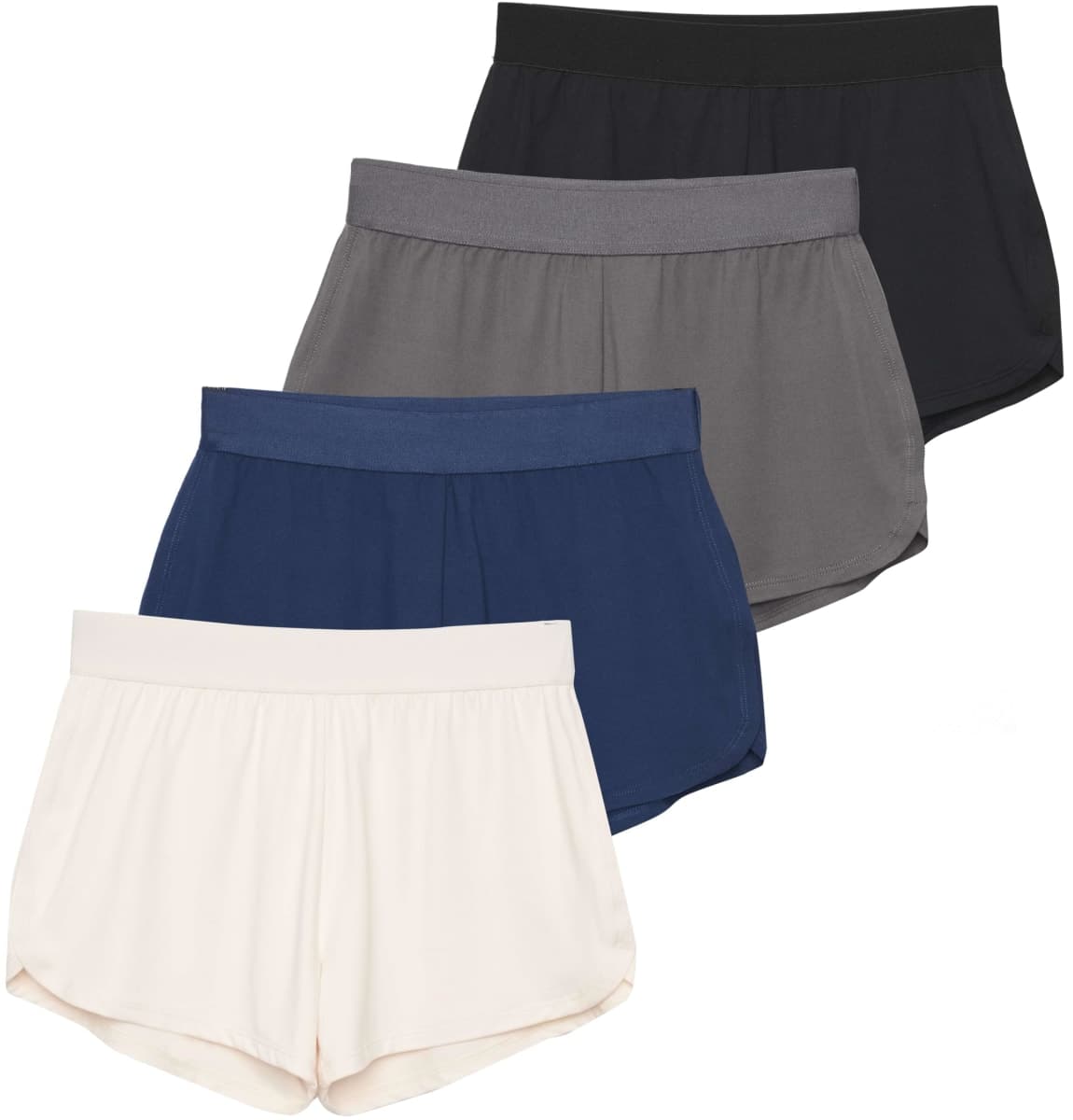Real Essentials Girls Running Shorts, Set 2, X-Large