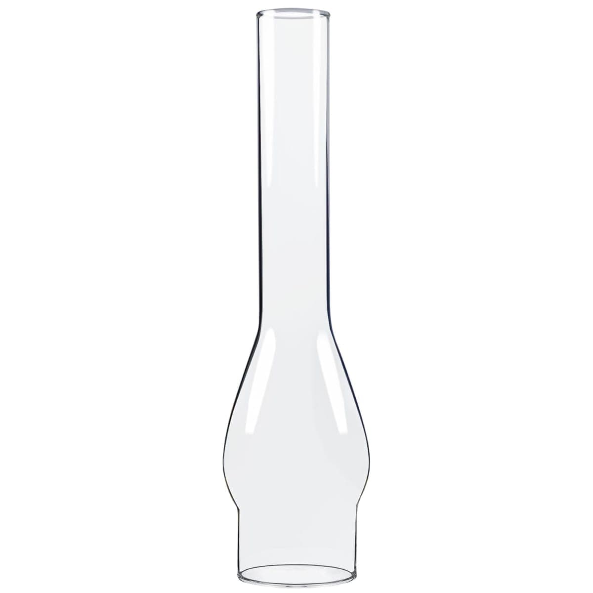 GXFCCYXT Oil Lamp Chimney 3 Inch Base by 14 Inch Tall Clear Glass and Hurricane Kerosene Lamp Chimney Replacement for Fixture Replacement Globes & Shades