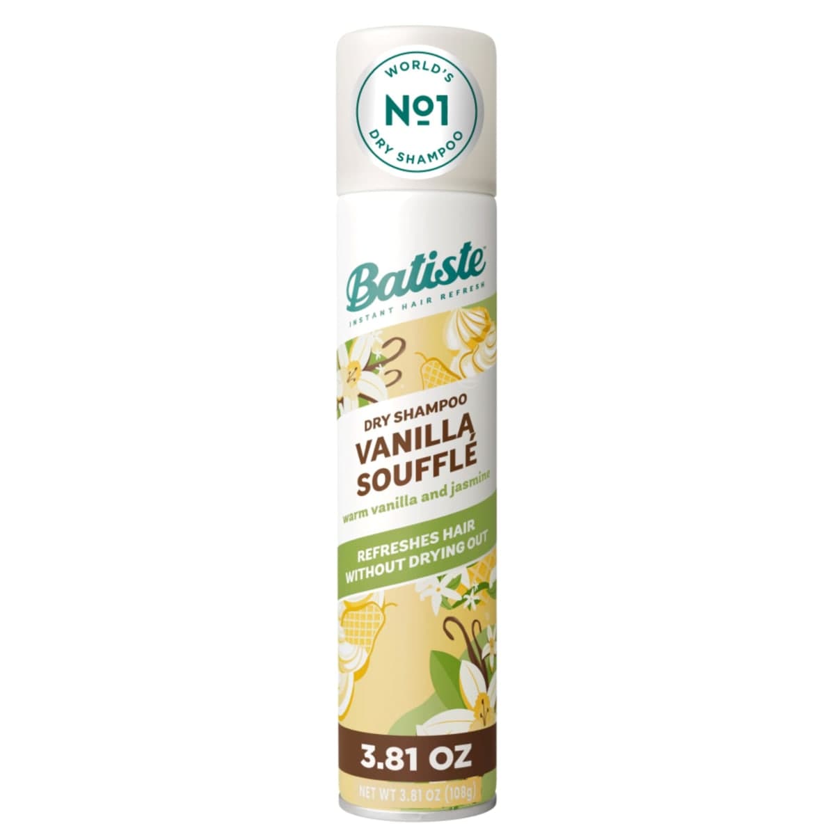 Batiste Dry Shampoo, Vanilla Souffle, 3.81 Oz
