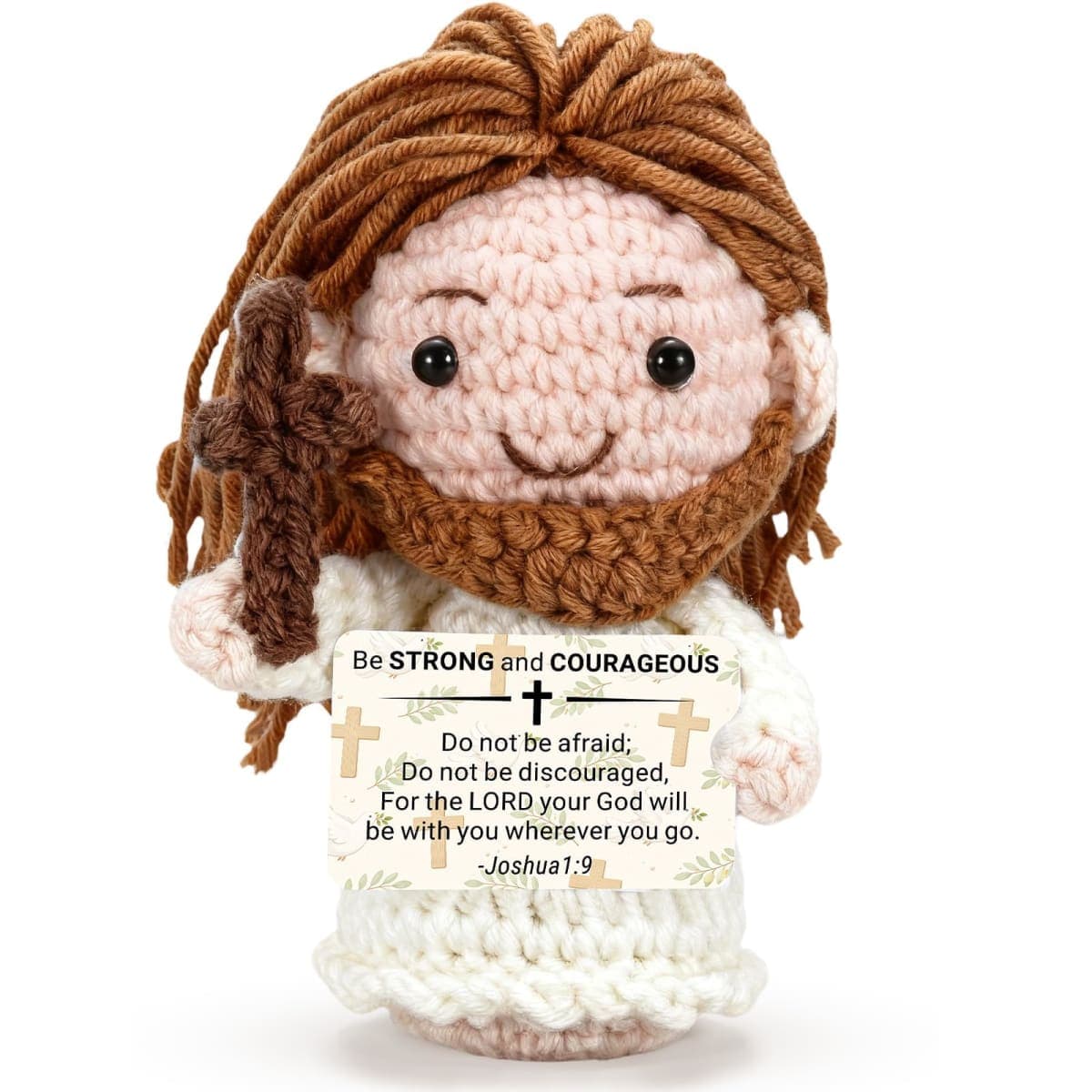 Emotional Support Positive Jesus Crochet