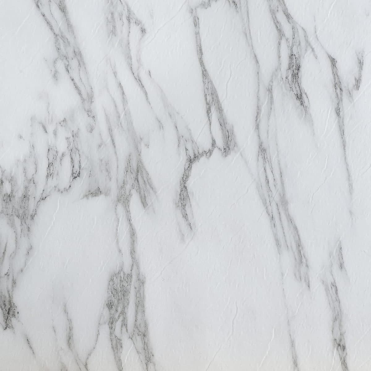 Nexus Self Adhesive 12-Inch Vinyl Floor Tiles, 20 Tiles - 12" x 12", Bianco Marble Pattern - Peel & Stick, DIY Flooring for Kitchen, Dining Room, Bedrooms & Bathrooms by Achim Home Decor
