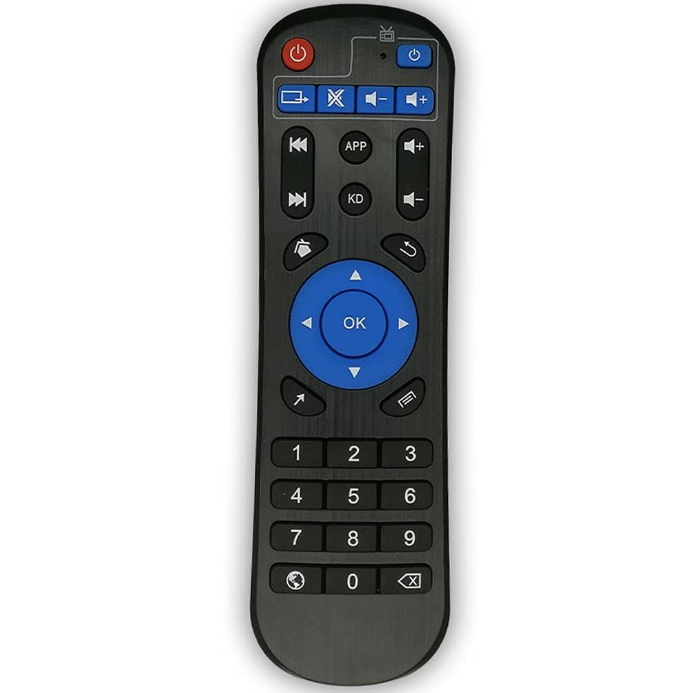 Amiroko Remote Control Replacement Compatible with Android TV Box T95, T95 MAX, T95Z Plus, T95K T95V T95U T95W Pro, T95 X2, Qbox, Q Plus, X96, H96, MX1, MX10, T9, TX3, TX6, H50, HK1, X88 Android Box