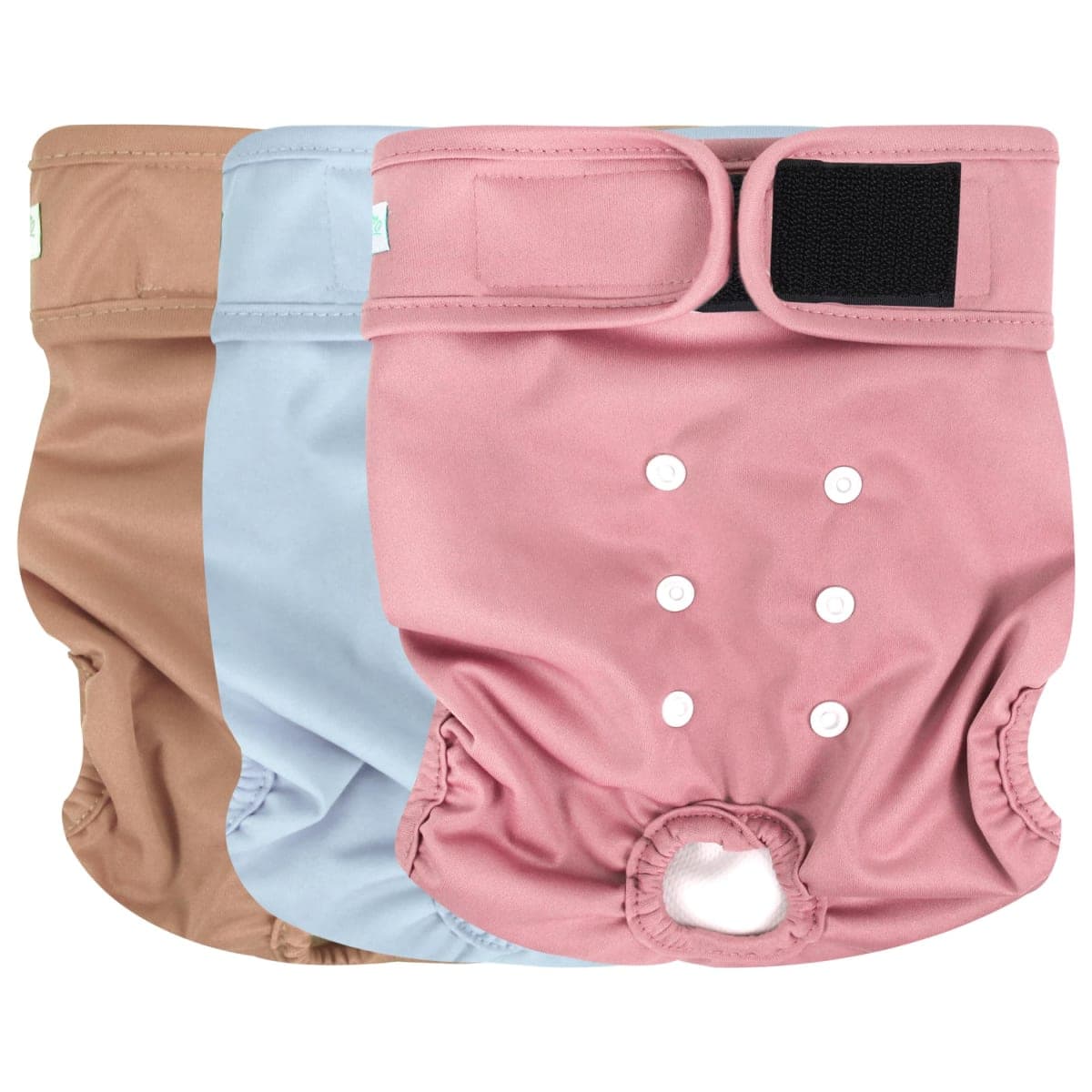 wegreeco Washable Dog Diapers Female Highly Absorbent Reusable Diapers for Doggie in Heat Dog Period for Heat Cycle, 3 Pack (X-Large