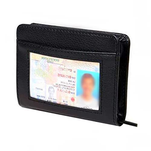 JahyShow Men's Zipper Wallet 36 Slots RFID Blocking Card Holder