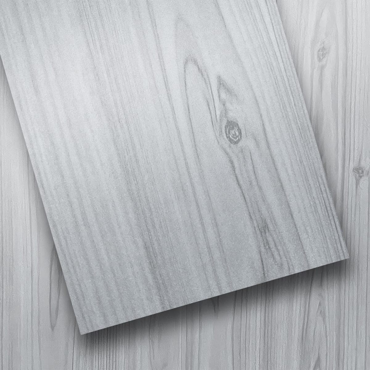 ZRTJ 54 Sq. Ft Vinyl Floor Tiles Peel and Stick, Waterproof Self Adhesive Flooring Planks, No Residue, Easy Installation for Kitchen, Living Room, Shops, Pine Wood Pattern, 36-Pack, Nature Gray
