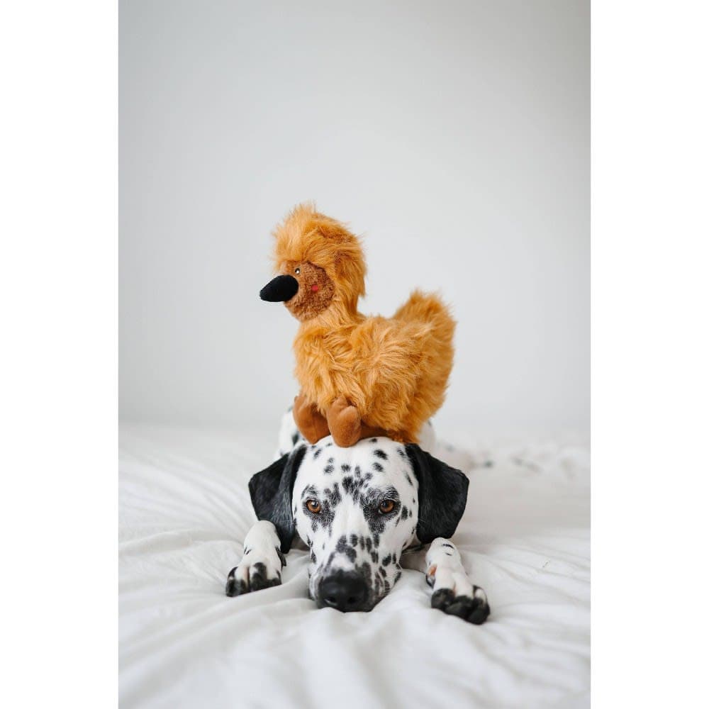 ZippyPaws Wooliez Emu Dog Toy - 12"