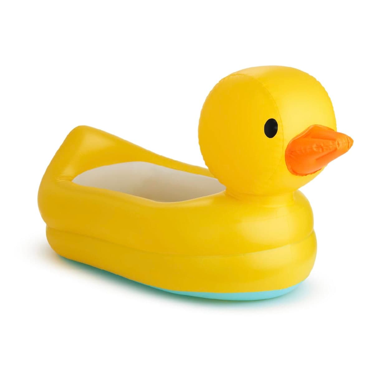 Munchkin White Hot Inflatable Duck Tub, Yellow, 1 Count (Pack of 1)