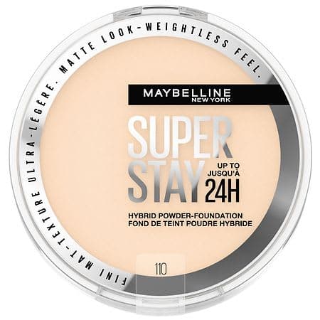 Maybelline Super Stay Matte 24HR Hybrid Pressed Powder Foundation - 110 - 0.21 oz