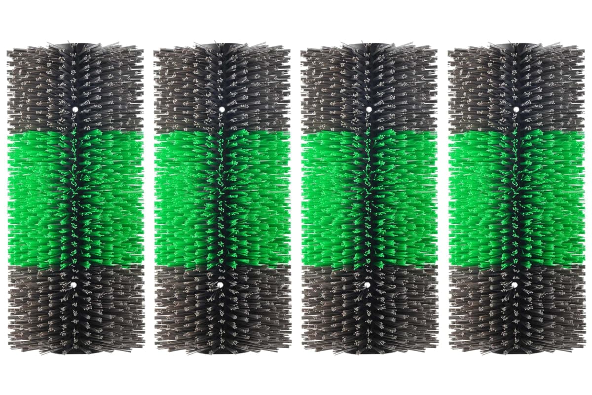 KUNBEIEN 4PCS Livestock Scratch Brushes, Horse Scratcher Full Massage Brush Kit, Relieve Itching on the Back, Suitable for Horse, Cattle, Sheep, Pig (Green)