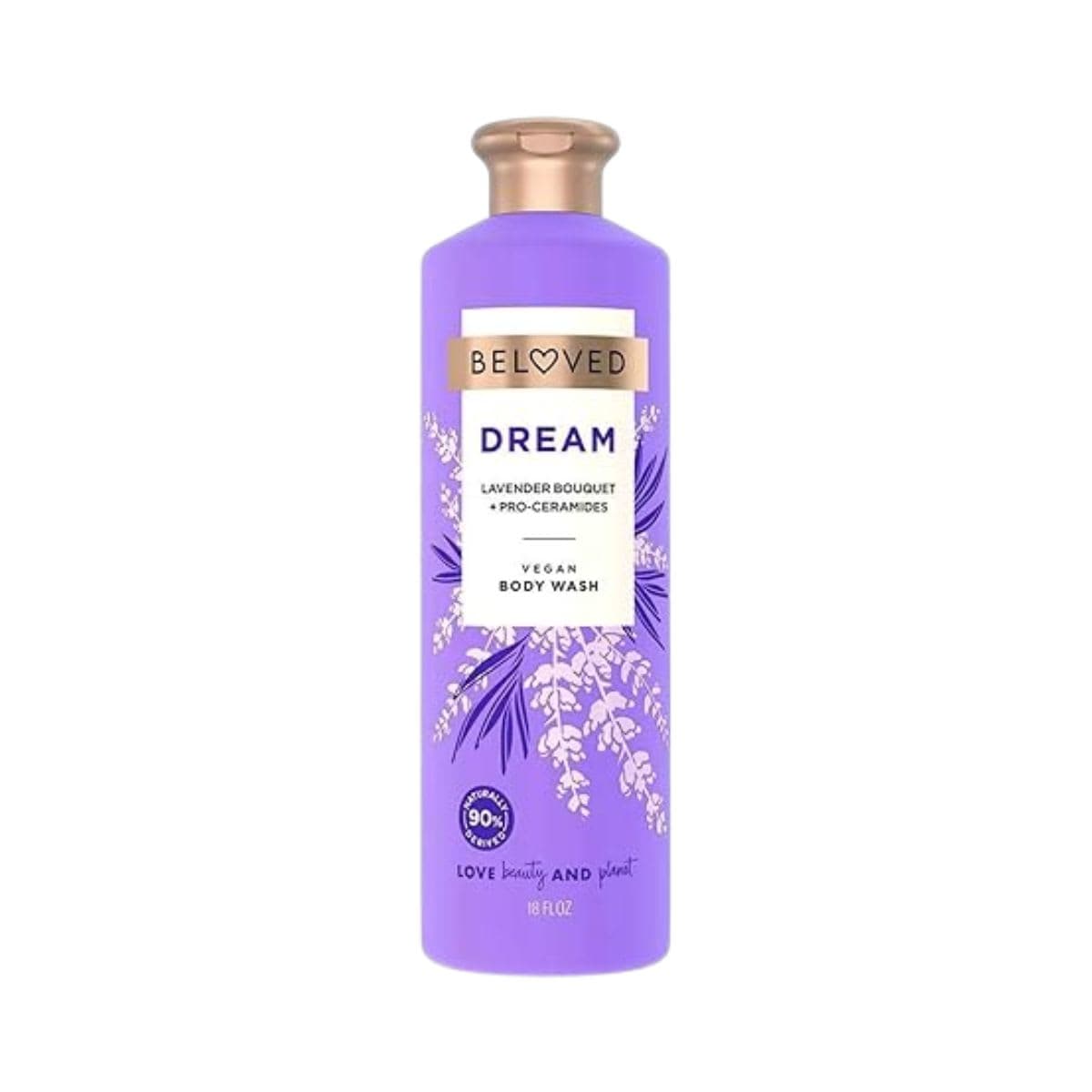 Beloved Dream Vegan Body Wash with Lavender Bouquet & Pro-Ceramides - 18 fl oz