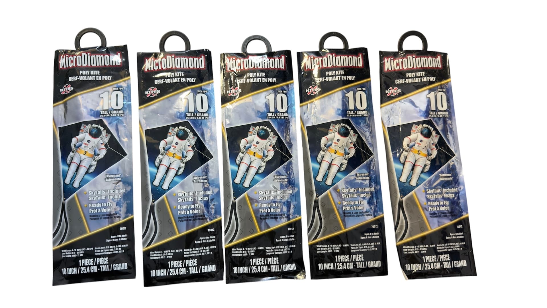 Micro Diamond Poly Kite - Astronaut - 5 Pack