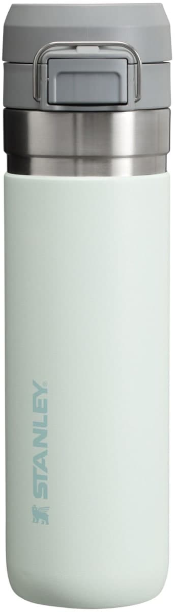Stanley Quick Flip GO Water Bottle 24 oz | Push Button Lid | Leakproof and Packable for Travel and Sports | Insulated Stainless Steel | BPA-Free | Mist
